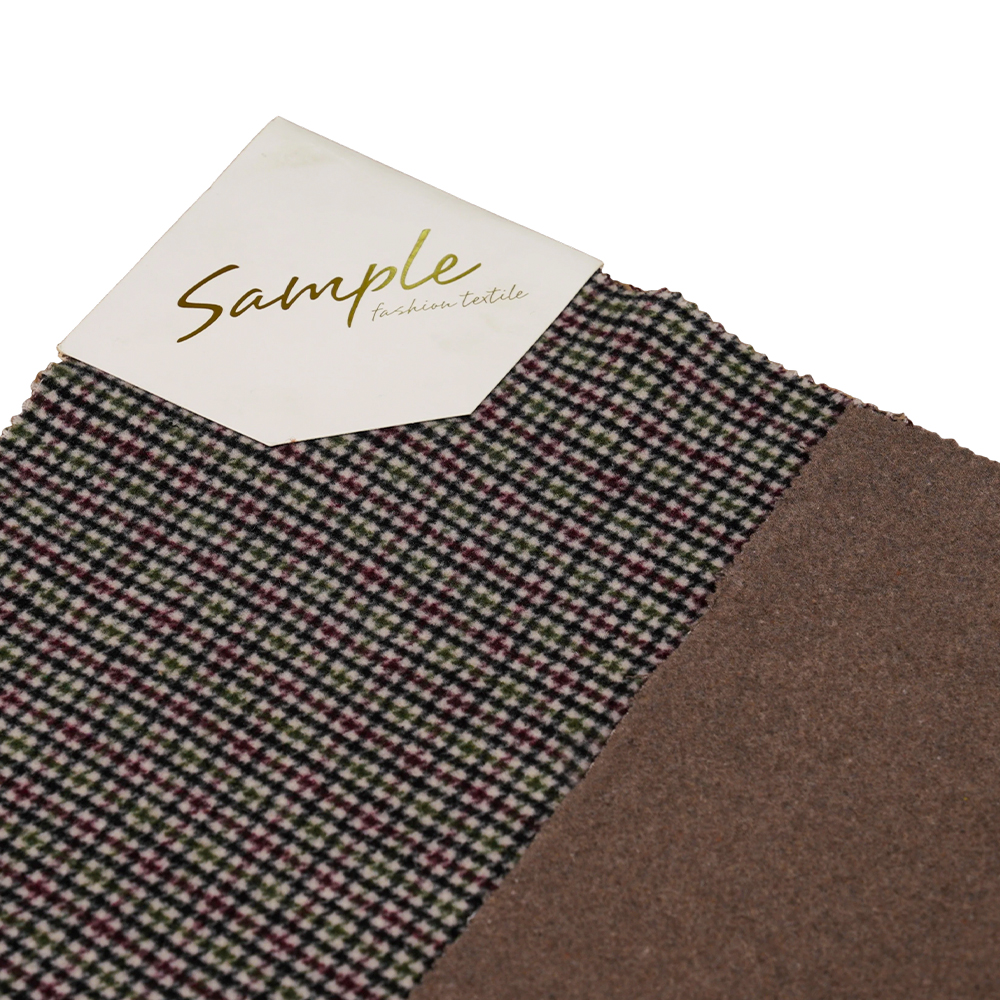 20% Lana, 70% Polyester, 10% Alia Fibra, 800G/M, Color Perscriptio, Duplex Velvet Fabric, ML-4400-3