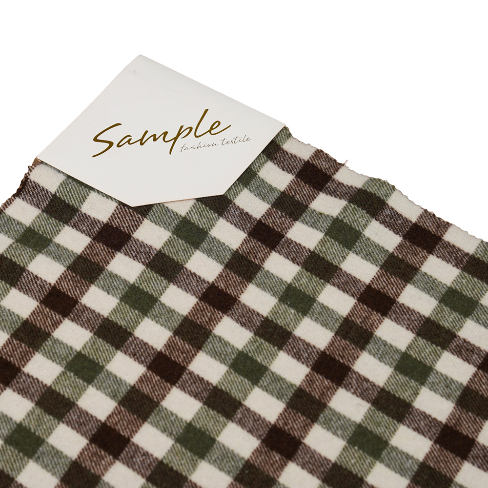 100% other, 410G/M Green, Brown and White, Tweed Yarn, ML-701234