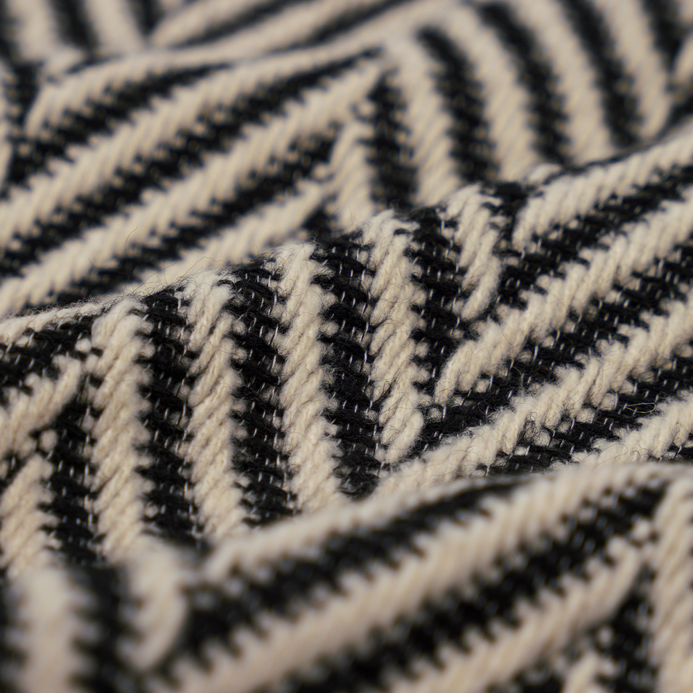 100% other, 720G/M, Classicae Black and White, Tweed Yarn, ML-70230021-22090