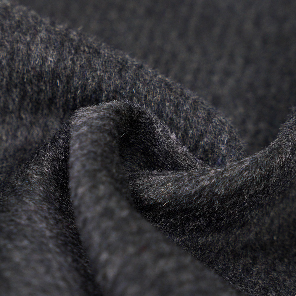L% lana, Cashmere 5%, 35% Polyester, 10% Alia, Fibra 750G/M, Gray + , Medium Gray, Twill Double Face Overcoating, ML-1010022