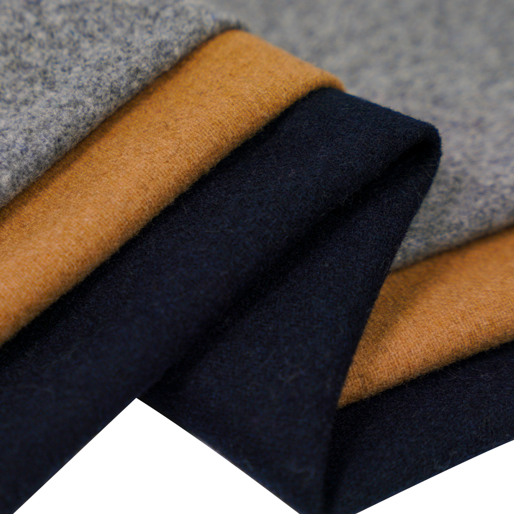 L% Lana, 40% Polyester, 10% Fiber, 340G/M, Camelus, Flannel Fabric, ML-S0624-201-9