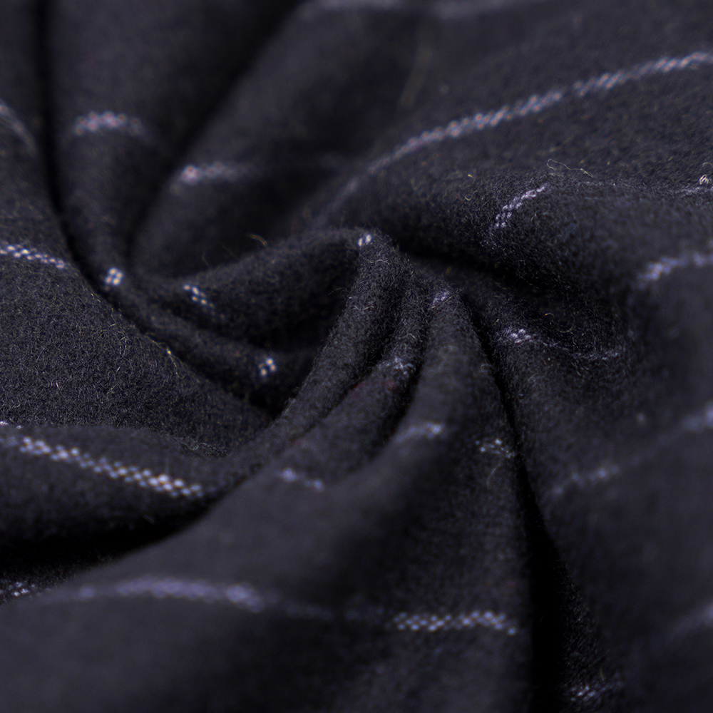 53% Lana, 47% Polyester, 350G/M, Zhiqing + Alba, Vertical Striata Flannel Fabric, ML-317245X-2