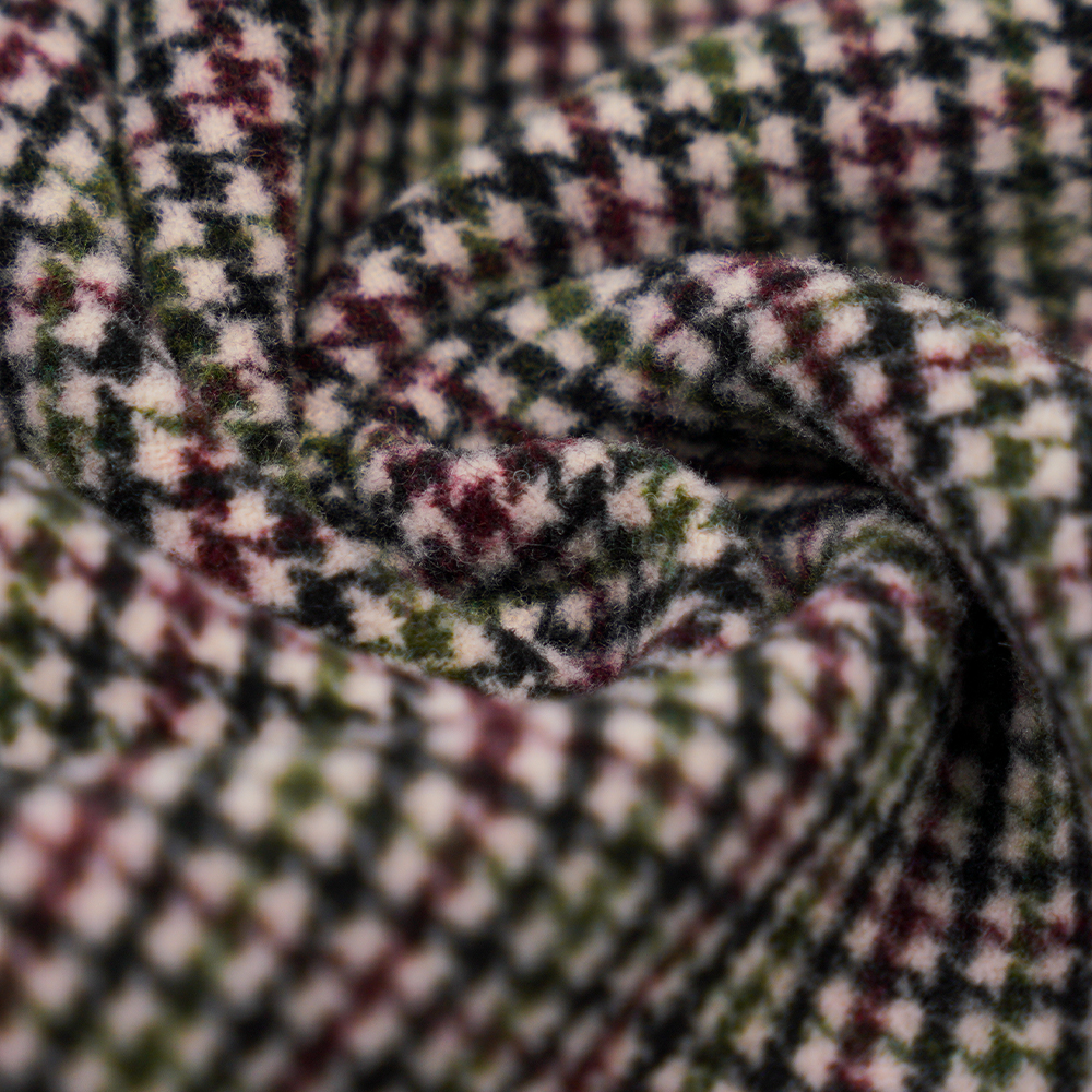 20% Lana, 70% Polyester, 10% Alia Fibra, 800G/M, Color Perscriptio, Duplex Velvet Fabric, ML-4400-3