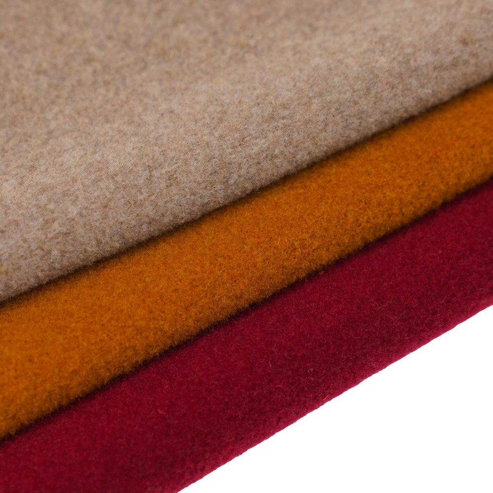 L% Lana, L% Fibra, 750G/M, Yellow Camelus, Velvet Fabric, ML-DALAN-D